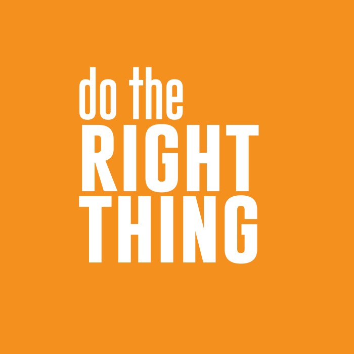 do the right thing